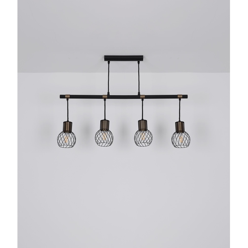 Globo - Hanglamp aan koord 4xE27/40W/230V