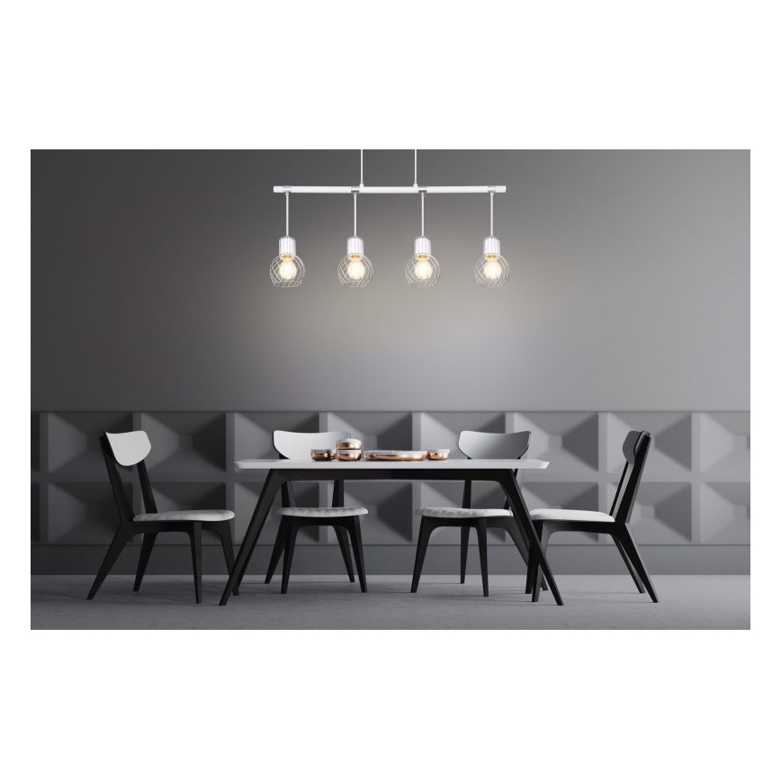 Globo - Hanglamp aan koord 4xE27/40W/230V