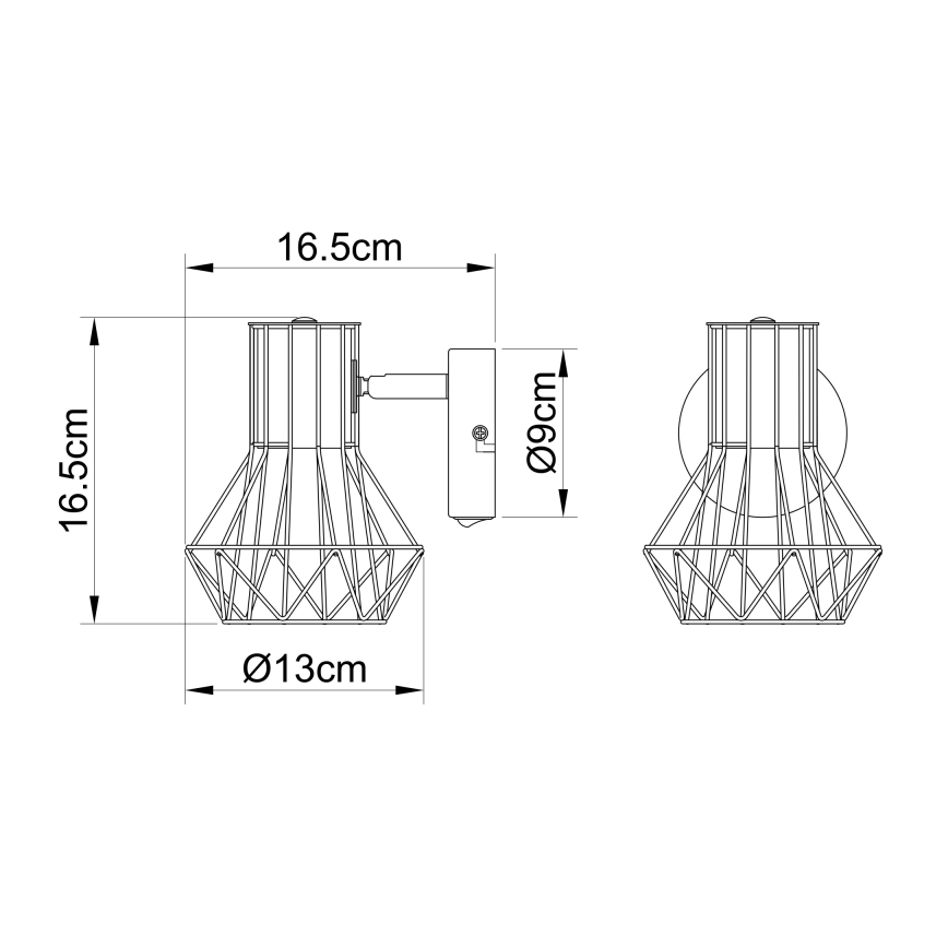 Globo - Wandspot 1xE27/40W/230V