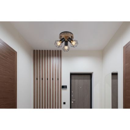 Globo - Inbouwspot 3xE27/60W/230V