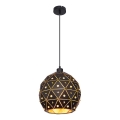 Globo 54029H - Hanglamp aan een koord JODIE 1xE27/60W/230V diameter 25 cm