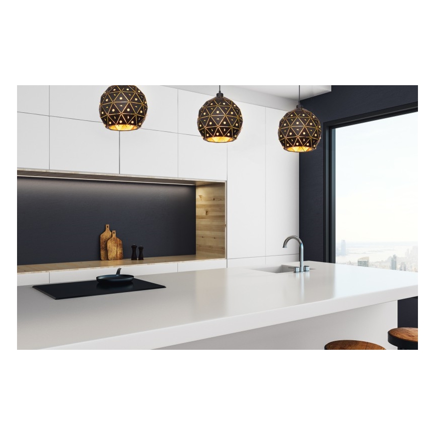 Globo 54029H - Hanglamp aan een koord JODIE 1xE27/60W/230V diameter 25 cm
