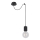 Globo 54030-1HLU - Pendel aan snoer HERMINE 1xE27/60W/230V