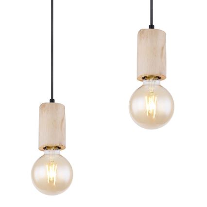 Globo - Hanglamp aan een koord 3xE27/60W/230V spin