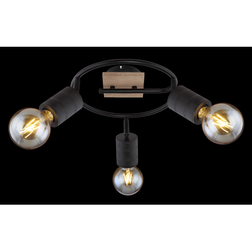 Globo - Spot 3xE27/60W/230V populier