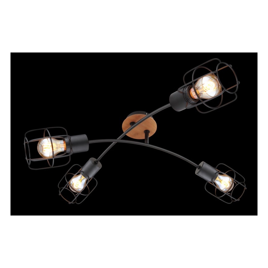 Globo - Plafondkroonluchter 4xE27/40W/230V