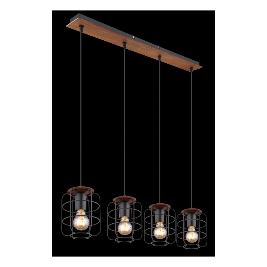 Globo - Hanglamp met kabel 4xE27/40W/230V