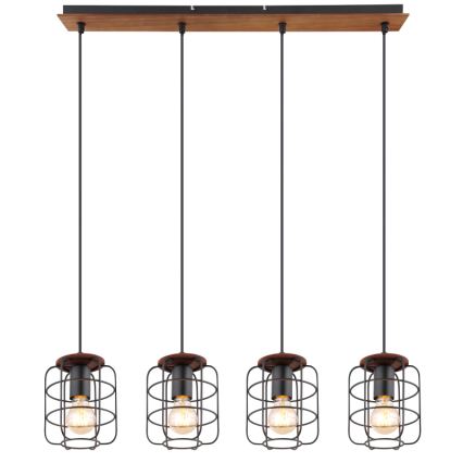 Globo - Hanglamp met kabel 4xE27/40W/230V