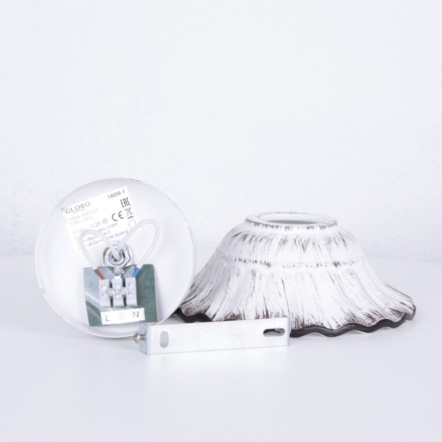 Globo - Wandspot 1x E27 / 40W / 230V