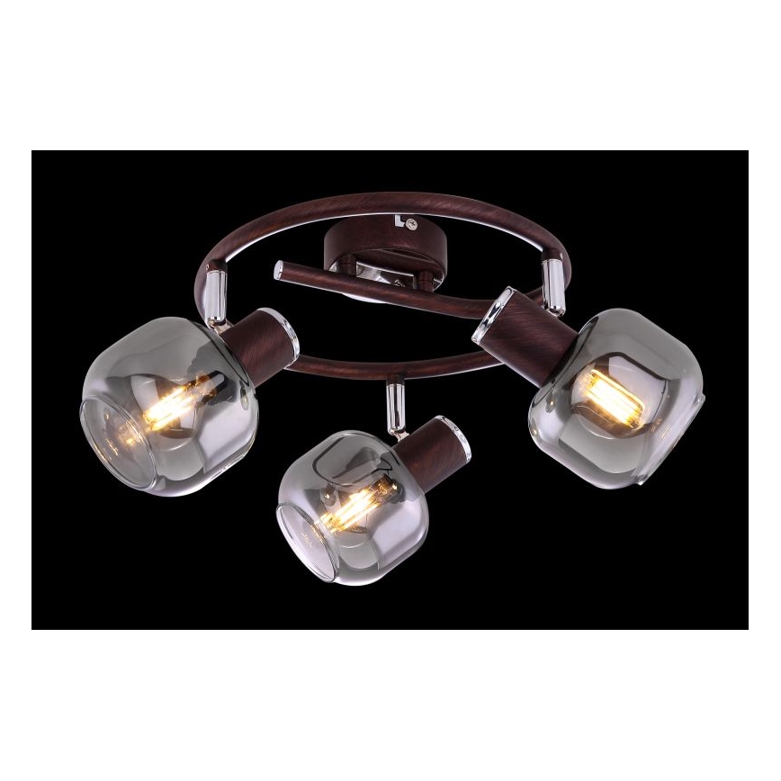 Globo 54303-3 - Spot PALLO 3xE14/40W/230V