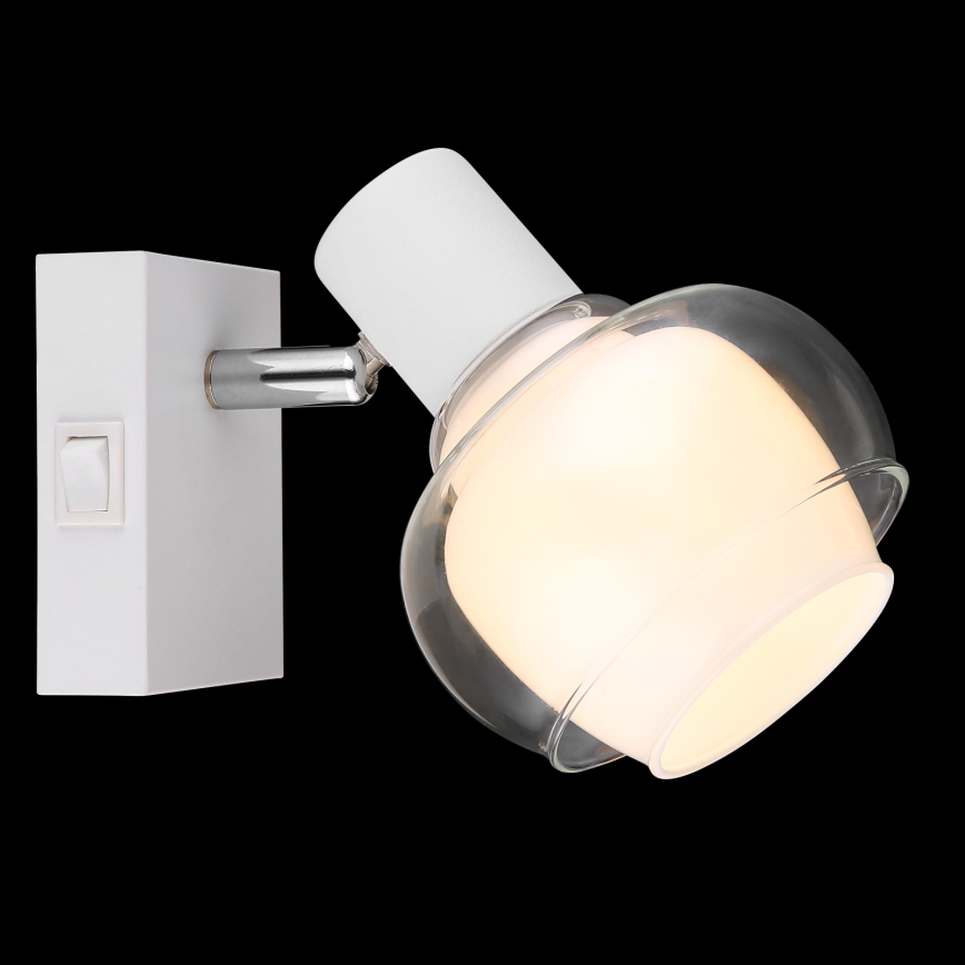 Globo - Wandspot 1x E14/40W/230V, wit