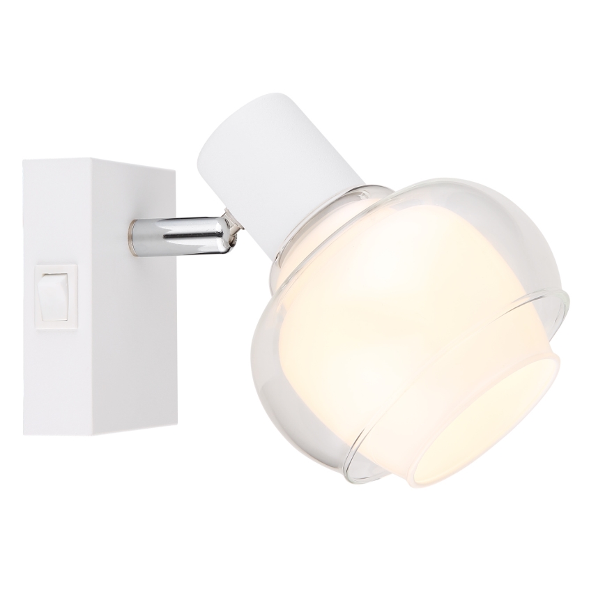 Globo - Wandspot 1x E14/40W/230V, wit