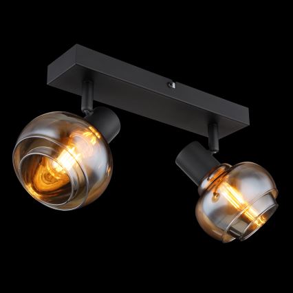Globo - Spotlamp 2xE14/40W/230V zwart