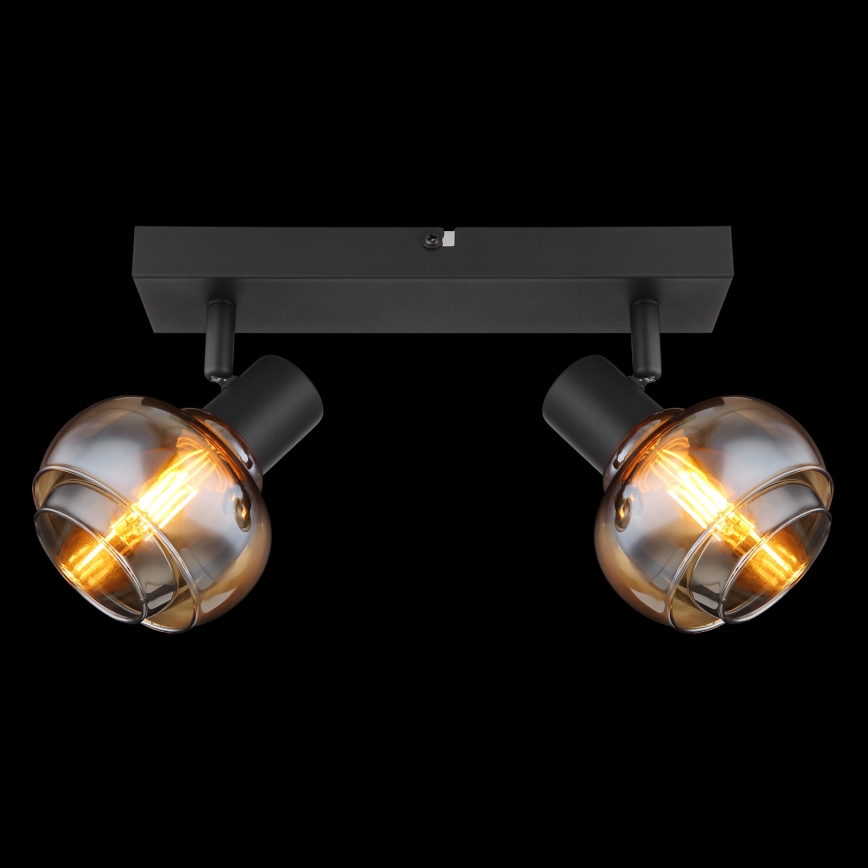 Globo - Spotlamp 2xE14/40W/230V zwart