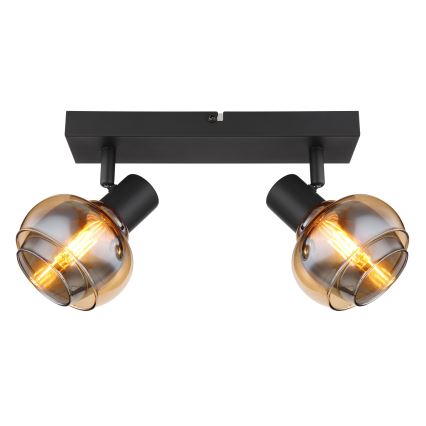Globo - Spotlamp 2xE14/40W/230V zwart