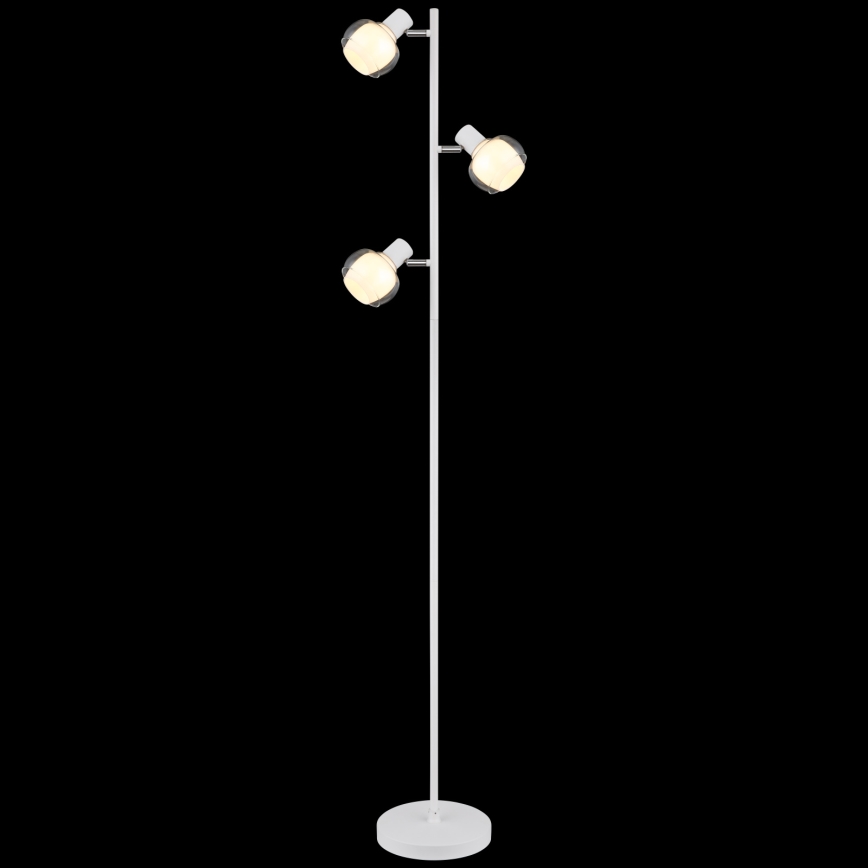 Globo - Vloerlamp 3xE14/40W/230V wit