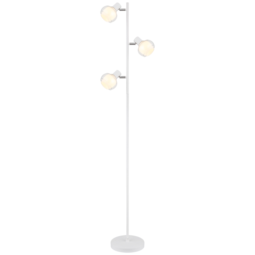 Globo - Vloerlamp 3xE14/40W/230V wit
