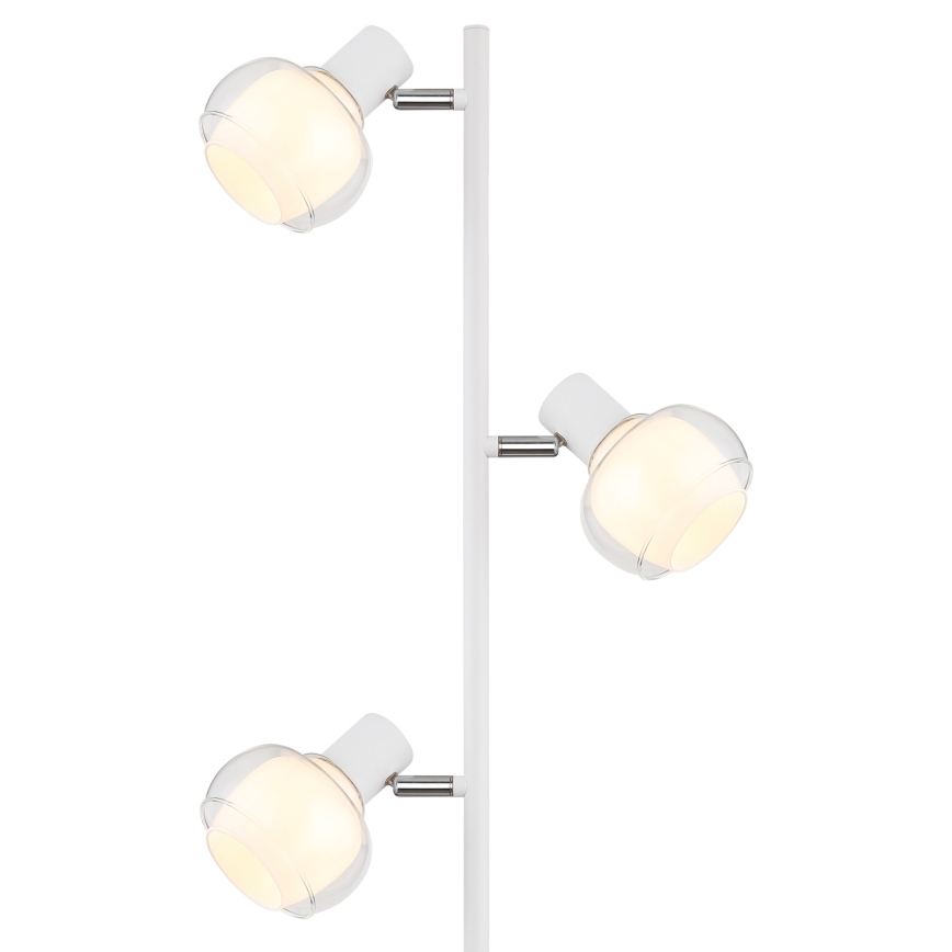 Globo - Vloerlamp 3xE14/40W/230V wit