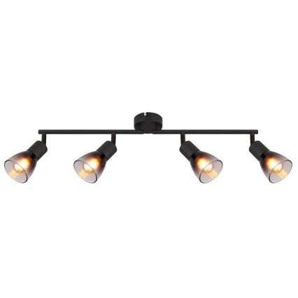 Globo - Spot 4xE14/25W/230V zwart