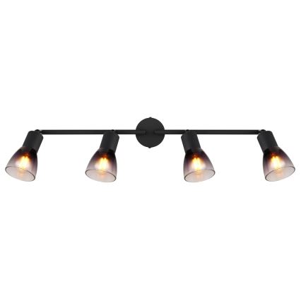 Globo - Spot 4xE14/25W/230V zwart