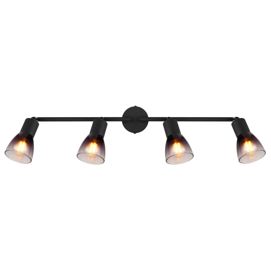 Globo - Spot 4xE14/25W/230V zwart