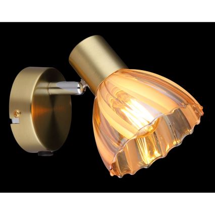 Globo - Wandspot 1xE14/40W/230V goud