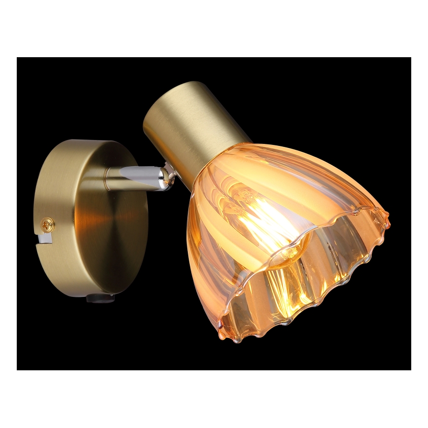 Globo - Wandspot 1xE14/40W/230V goud