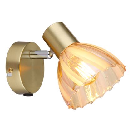 Globo - Wandspot 1xE14/40W/230V goud