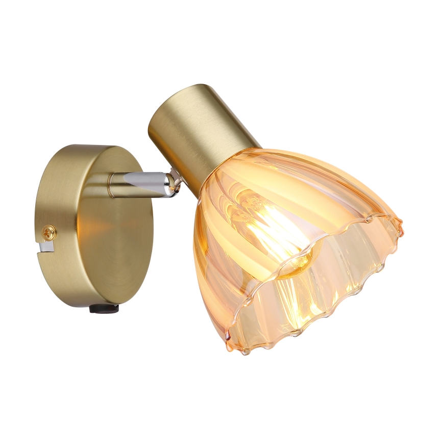 Globo - Wandspot 1xE14/40W/230V goud
