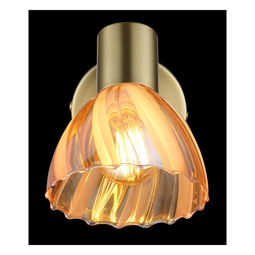 Globo - Wandspot 1xE14/40W/230V goud