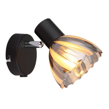 Globo - Wandspot 1xE14/40W/230V zwart