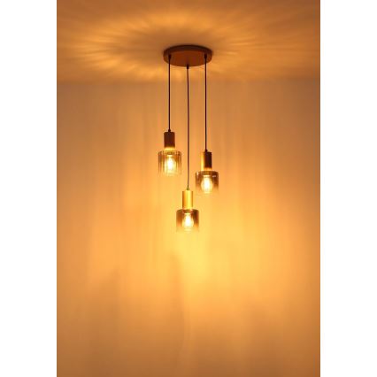 Globo - Hanglamp aan snoer 3xE27/40W/230V