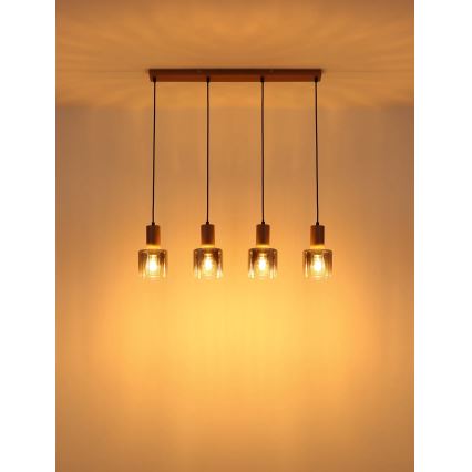 Globo - Hanglamp aan kabel 4xE27/40W/230V