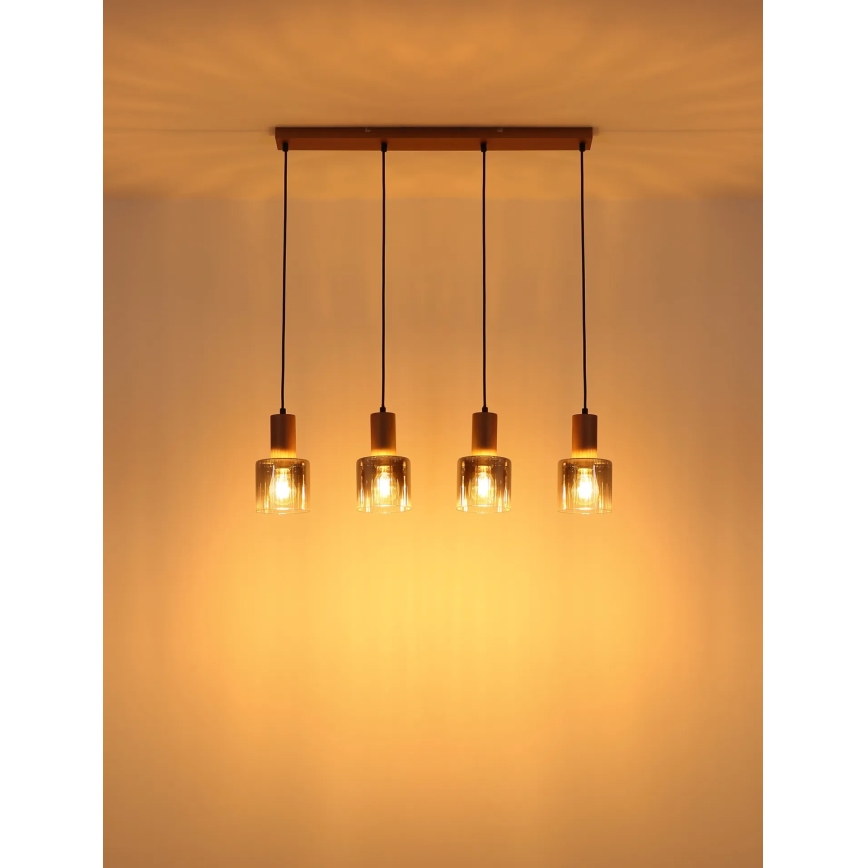 Globo - Hanglamp aan kabel 4xE27/40W/230V