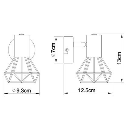 Globo - Spot 1xE14/40W/230V