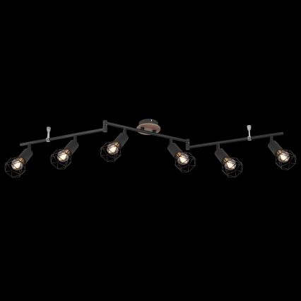 Globo - Plafondlamp met 6 spots 6xE14/40W/230V