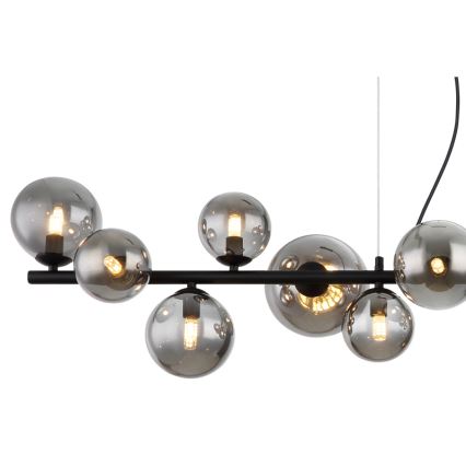 Globo - LED Hanglamp aan een koord 13xG9/3,5W/230V gerookt/zwart