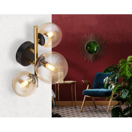 Globo - LED Bevestigde Hanglamp RIHA 3xG9/3,5W/230V messing