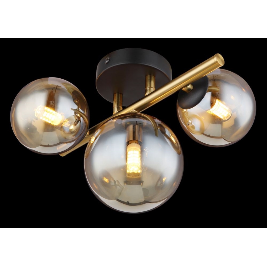 Globo - LED Bevestigde Hanglamp RIHA 3xG9/3,5W/230V messing