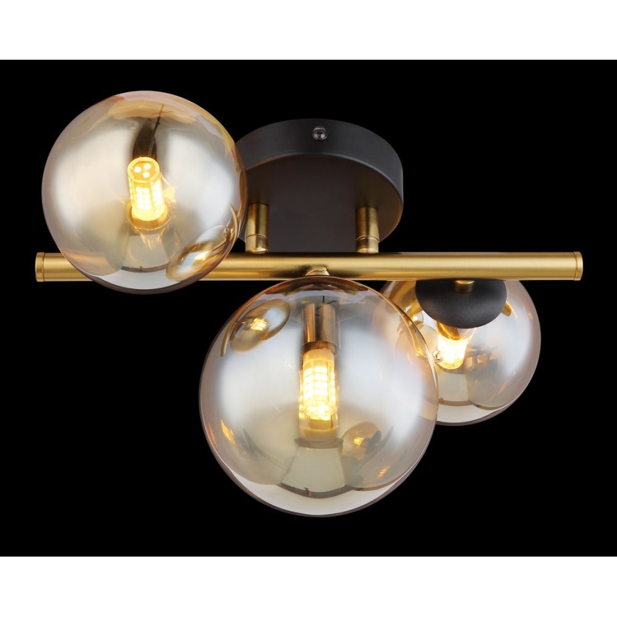 Globo - LED Bevestigde Hanglamp RIHA 3xG9/3,5W/230V messing