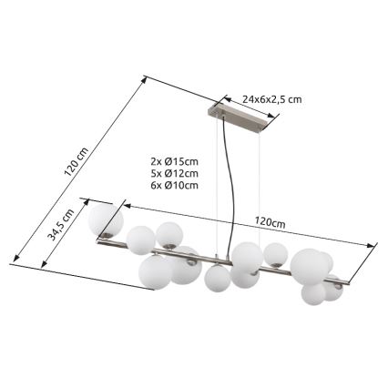 Globo - Staande LED Lamp 13xG9/3,5W/230V wit