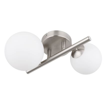 Globo - LED Bevestigde Hanglamp 2xG9/3W/230V chroom