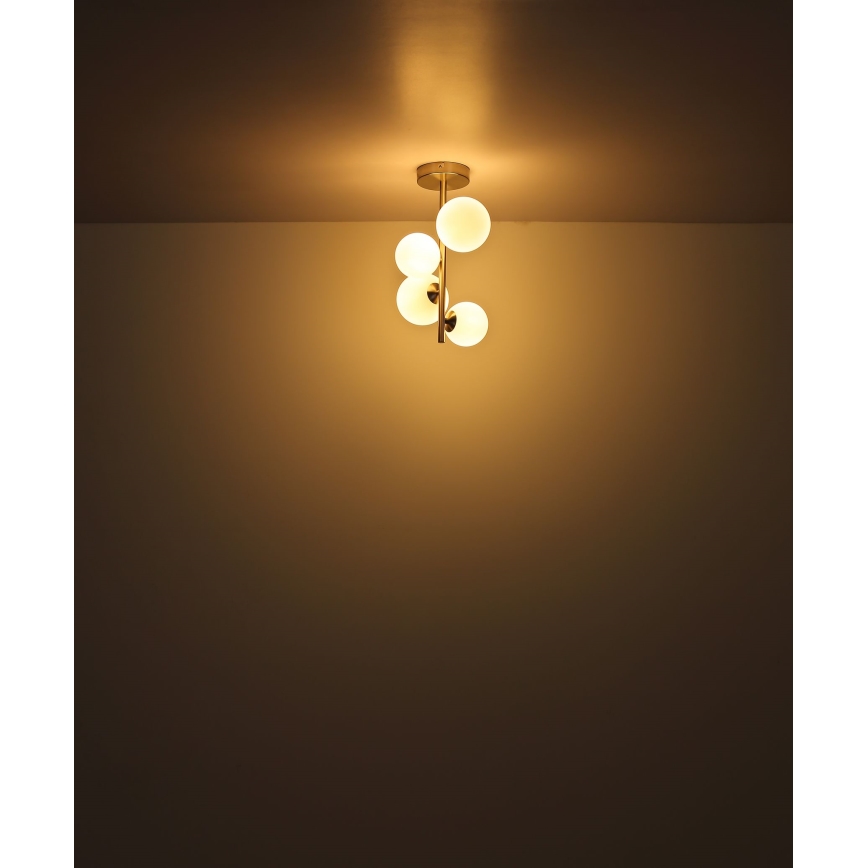 Globo - LED Hanglamp met vaste pendel 4xG9/3W/230V mat chroom