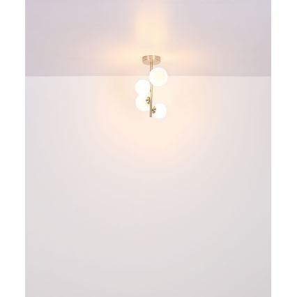 Globo - LED Hanglamp met vaste pendel 4xG9/3W/230V mat chroom