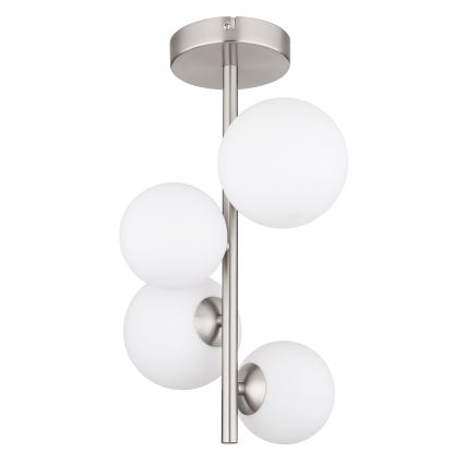 Globo - LED Hanglamp met vaste pendel 4xG9/3W/230V mat chroom