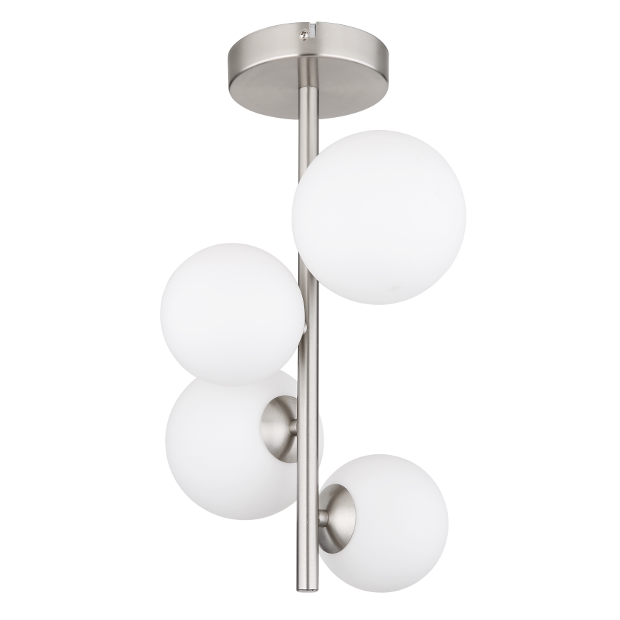 Globo - LED Hanglamp met vaste pendel 4xG9/3W/230V mat chroom