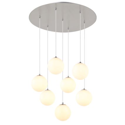 Globo - LED Hanglamp aan een koord 7xG9/3,5W/230V wit