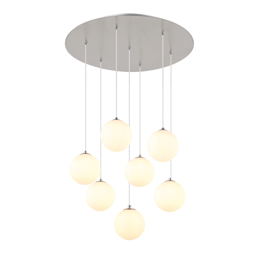 Globo - LED Hanglamp aan een koord 7xG9/3,5W/230V wit
