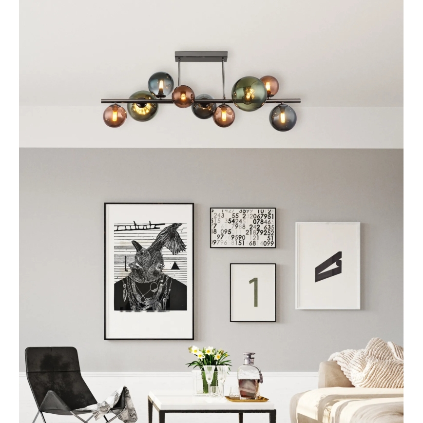 Globo - LED-kroonluchter met staaf 9xG9/3W/230V