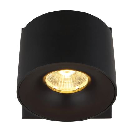 Globo - LED Wandspot LED/6W/230V zwart